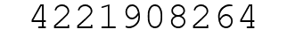 Number 4221908264.