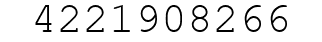Number 4221908266.