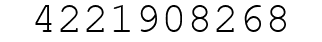 Number 4221908268.