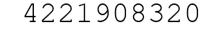 Number 4221908320.
