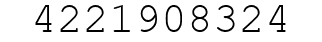 Number 4221908324.