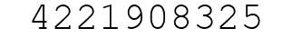 Number 4221908325.