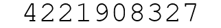Number 4221908327.