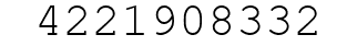 Number 4221908332.