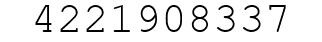Number 4221908337.