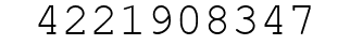 Number 4221908347.
