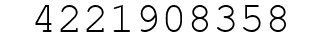Number 4221908358.