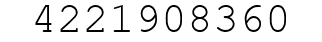 Number 4221908360.