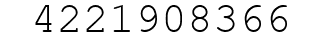 Number 4221908366.