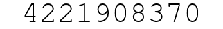 Number 4221908370.