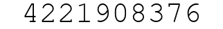 Number 4221908376.