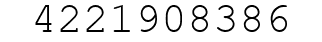 Number 4221908386.