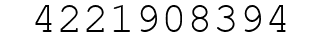 Number 4221908394.