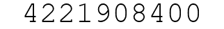 Number 4221908400.