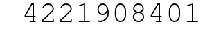 Number 4221908401.