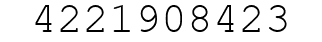 Number 4221908423.