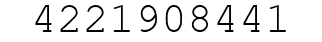 Number 4221908441.