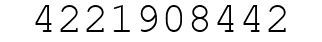 Number 4221908442.