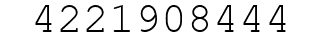 Number 4221908444.