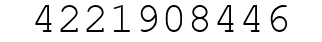 Number 4221908446.