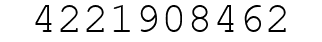 Number 4221908462.