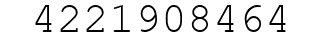 Number 4221908464.
