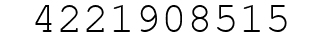 Number 4221908515.