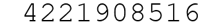 Number 4221908516.