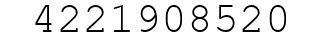 Number 4221908520.