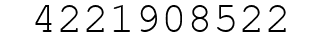 Number 4221908522.
