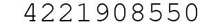 Number 4221908550.