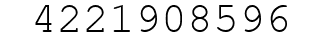 Number 4221908596.