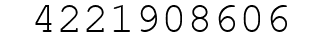 Number 4221908606.