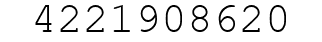 Number 4221908620.