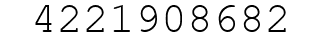 Number 4221908682.