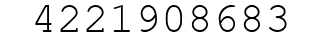 Number 4221908683.