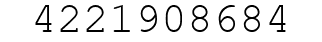 Number 4221908684.