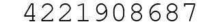 Number 4221908687.