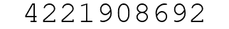 Number 4221908692.