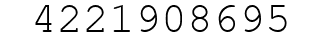 Number 4221908695.