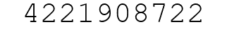 Number 4221908722.