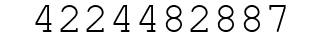 Number 4224482887.