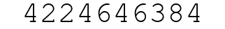 Number 4224646384.