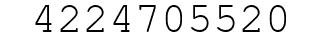 Number 4224705520.