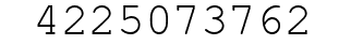 Number 4225073762.