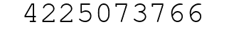 Number 4225073766.