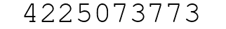 Number 4225073773.
