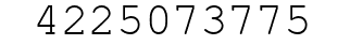 Number 4225073775.