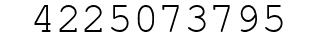 Number 4225073795.