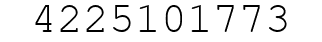 Number 4225101773.